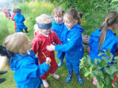 Outdoor Team Work on Welly Wednesday!